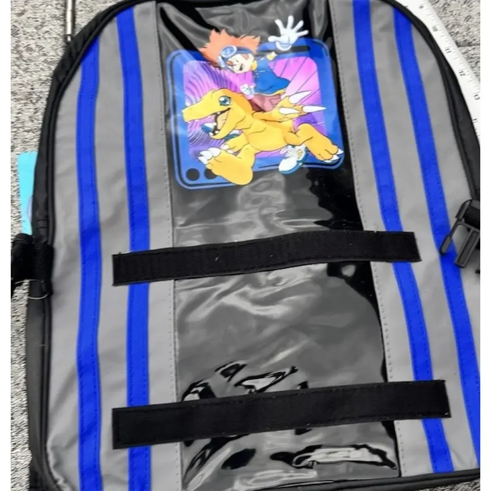 NOS Vintage Digimon Backpack Lunch Bag Set Agumon Tai Y2K Rare NWT- Hard To Find